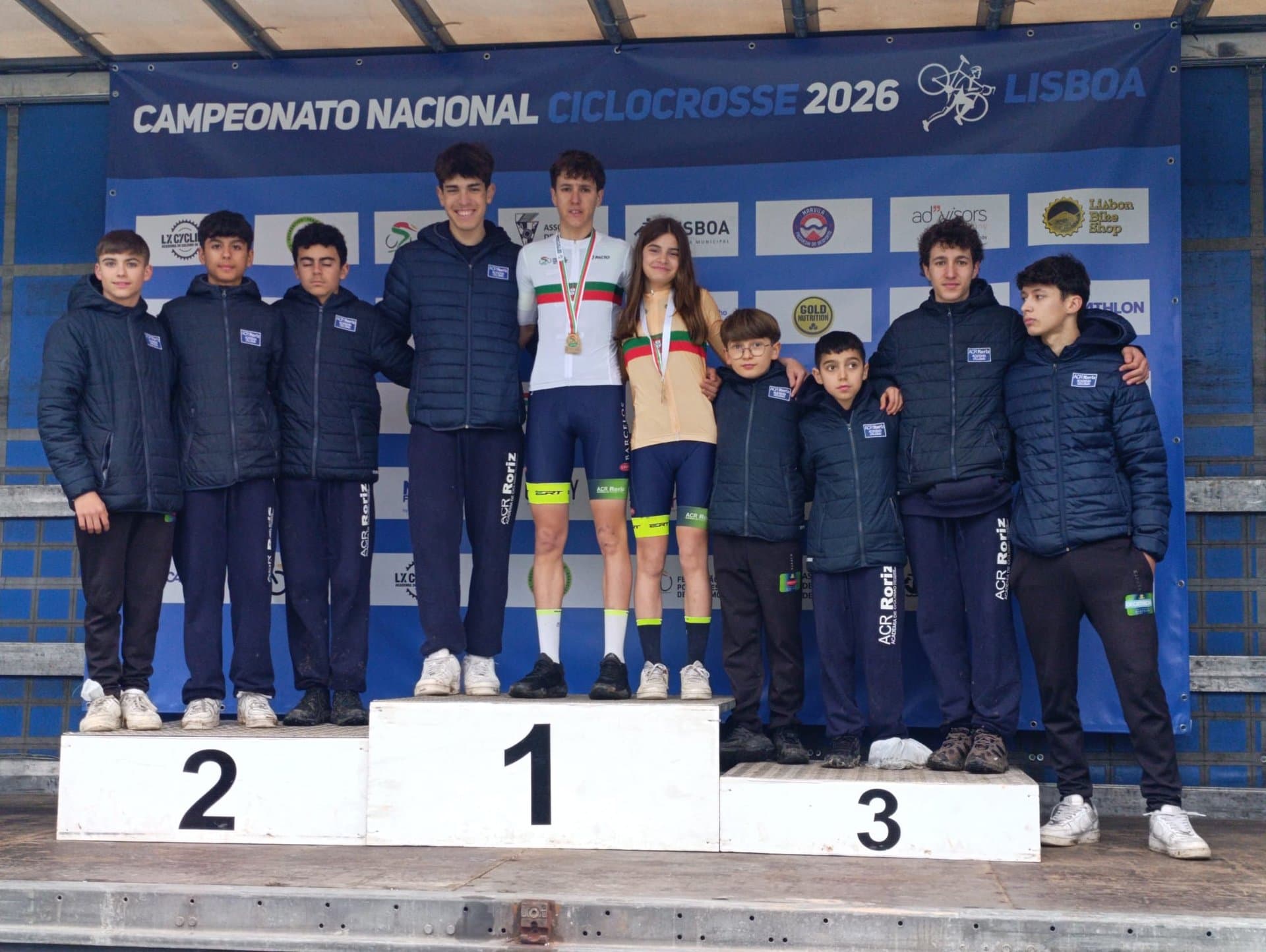 Matilde Fernandes e Miguel Gomes sagram-se campeões Nacionais de Ciclocrosse